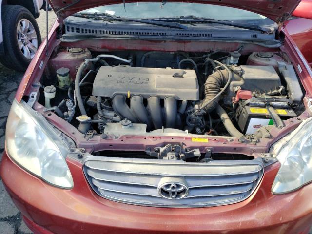 1NXBR32EX3Z159576 - 2003 TOYOTA COROLLA CE RED photo 11