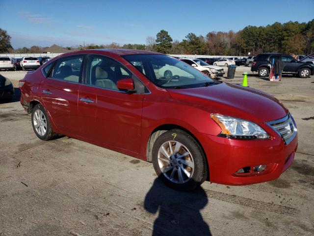 3N1AB7AP7EY262973 - 2014 NISSAN SENTRA S RED photo 4