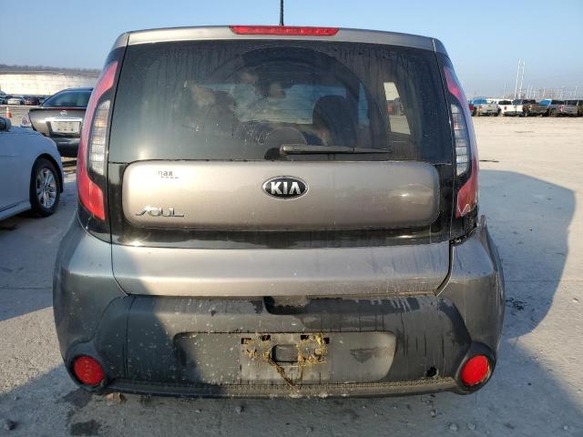 KNDJN2A21G7320530 - 2016 KIA SOUL GRAY photo 6