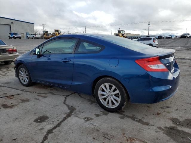 2HGFG3B87CH547035 - 2012 HONDA CIVIC EX BLUE photo 2