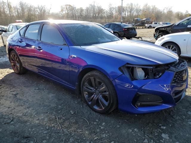 19UUB6F5XMA008755 - 2021 ACURA TLX TECH A BLUE photo 4