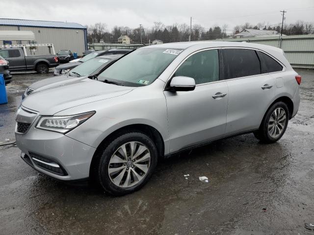 5FRYD4H4XEB008409 - 2014 ACURA MDX TECHNOLOGY SILVER photo 1