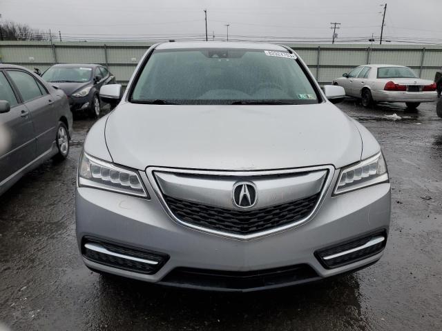 5FRYD4H4XEB008409 - 2014 ACURA MDX TECHNOLOGY SILVER photo 5