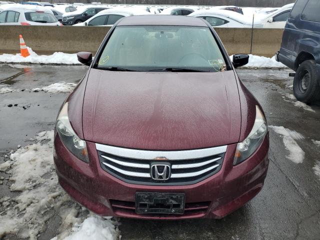 1HGCP2F41CA222318 - 2012 HONDA ACCORD LXP MAROON photo 5