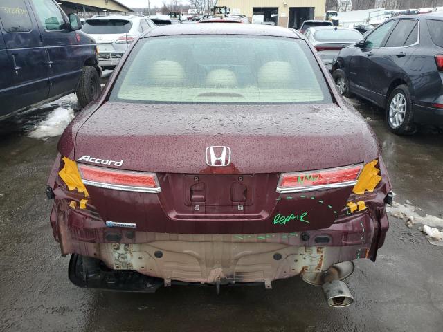 1HGCP2F41CA222318 - 2012 HONDA ACCORD LXP MAROON photo 6