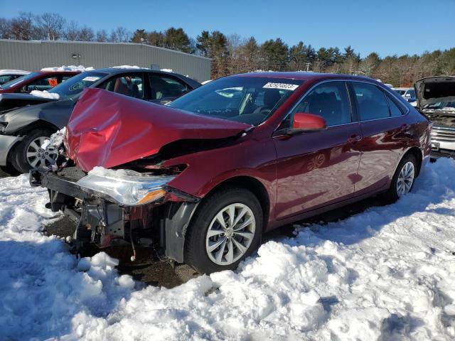 4T1BF1FKXHU754660 - 2017 TOYOTA CAMRY LE RED photo 1