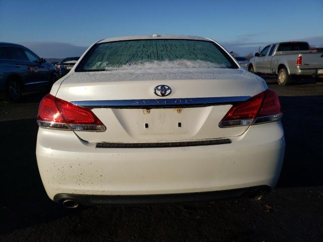4T1BK3DB3BU394701 - 2011 TOYOTA AVALON BASE WHITE photo 6