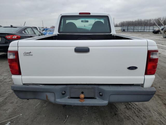 1FTYR10D83PA71606 - 2003 FORD RANGER WHITE photo 6