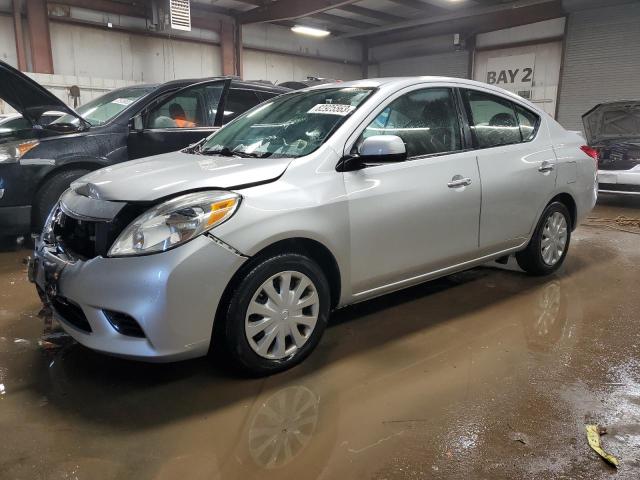 3N1CN7AP9DL875897 - 2013 NISSAN VERSA S SILVER photo 1