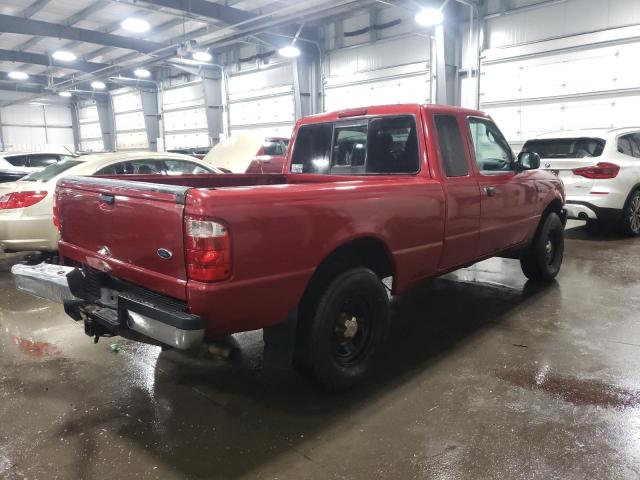 1FTZR45E34PA62367 - 2004 FORD RANGER SUPER CAB RED photo 3