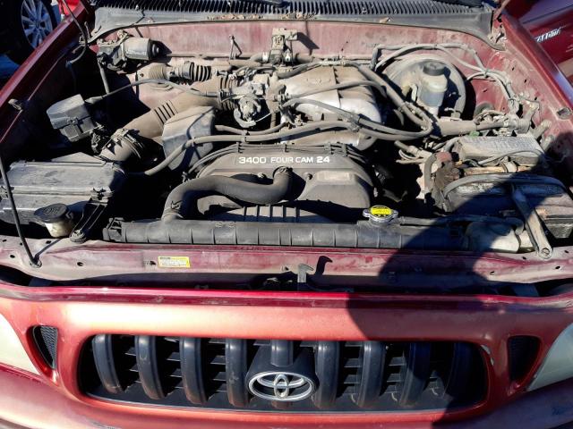 5TEGN92NX2Z018568 - 2002 TOYOTA TACOMA DOUBLE CAB PRERUNNER MAROON photo 12