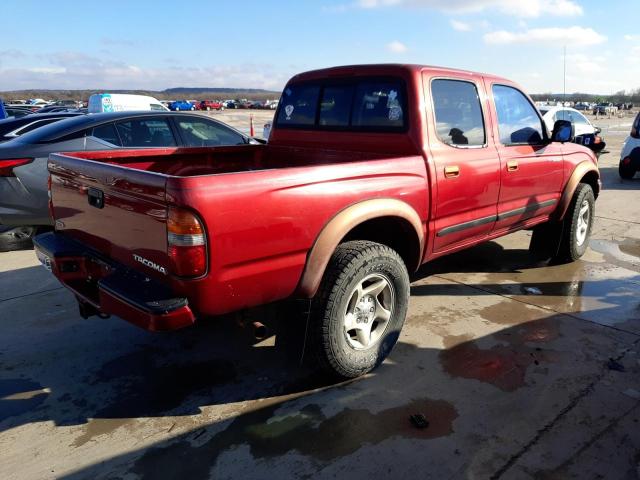 5TEGN92NX2Z018568 - 2002 TOYOTA TACOMA DOUBLE CAB PRERUNNER MAROON photo 3