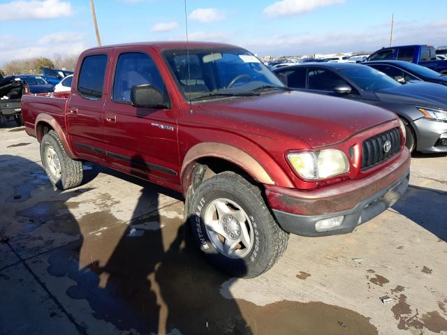 5TEGN92NX2Z018568 - 2002 TOYOTA TACOMA DOUBLE CAB PRERUNNER MAROON photo 4