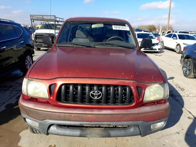 5TEGN92NX2Z018568 - 2002 TOYOTA TACOMA DOUBLE CAB PRERUNNER MAROON photo 5