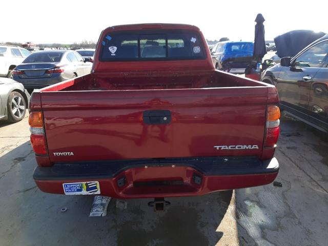 5TEGN92NX2Z018568 - 2002 TOYOTA TACOMA DOUBLE CAB PRERUNNER MAROON photo 6
