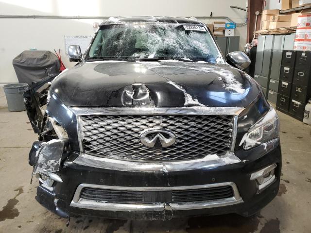 JN8AZ2NEXF9081785 - 2015 INFINITI QX80 BLACK photo 5