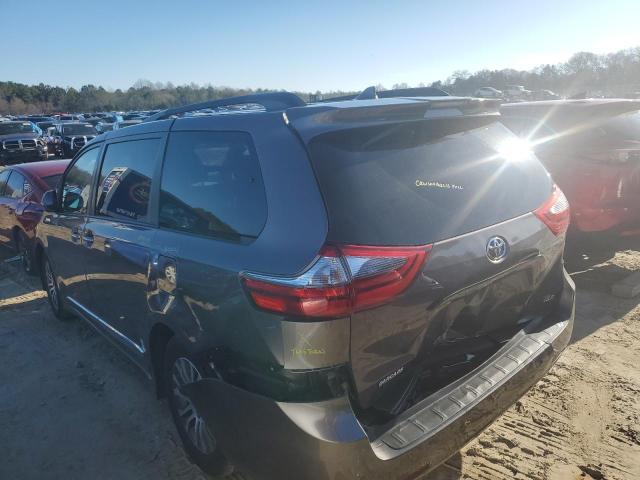 5TDYZ3DC4LS087921 - 2020 TOYOTA SIENNA XLE GRAY photo 2