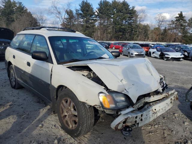 4S3BH675737649957 - 2003 SUBARU LEGACY OUTBACK AWP WHITE photo 4