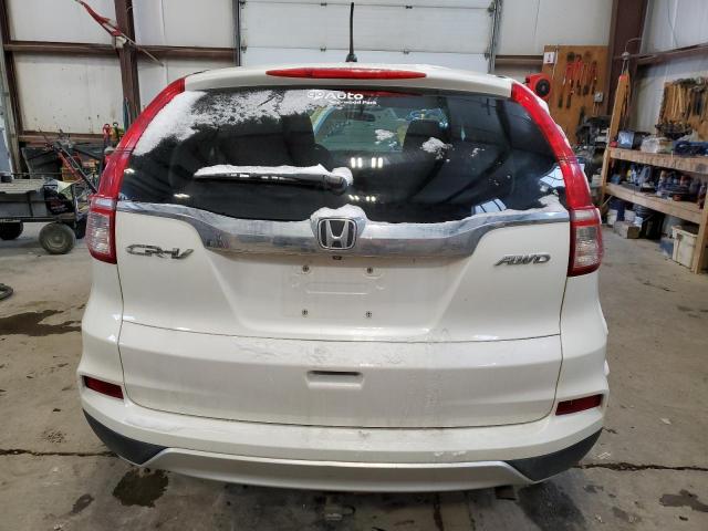 2HKRM4H52FH106612 - 2015 HONDA CR-V EX WHITE photo 6