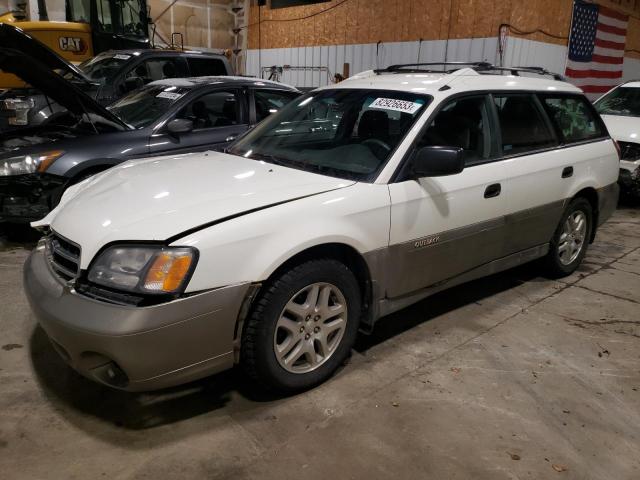 4S3BH6755Y7638110 - 2000 SUBARU LEGACY OUTBACK AWP 白色 照片 1