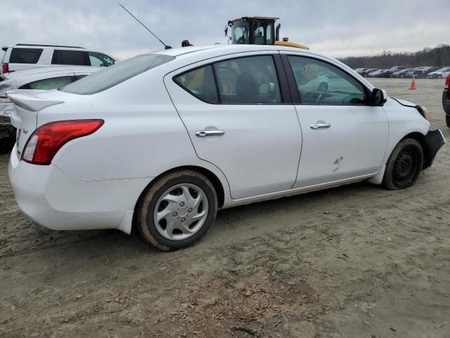 3N1CN7APXDL860583 - 2013 NISSAN VERSA S WHITE photo 3