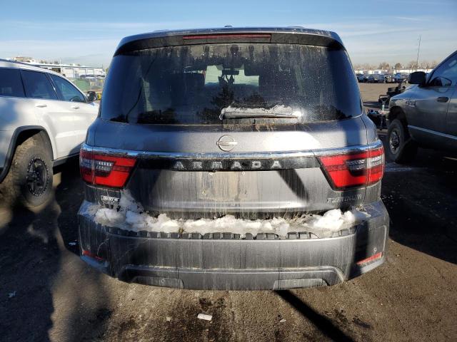 JN8AY2DB5M9791765 - 2021 NISSAN ARMADA PLATINUM SILVER photo 6