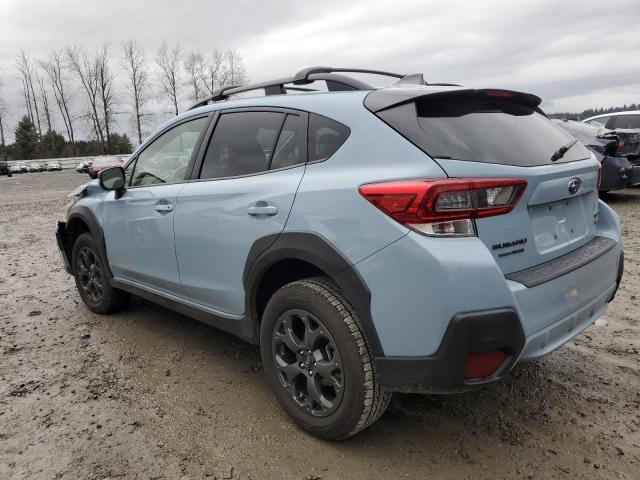 JF2GTHRCXPH302538 - 2023 SUBARU CROSSTREK SPORT BLUE photo 2