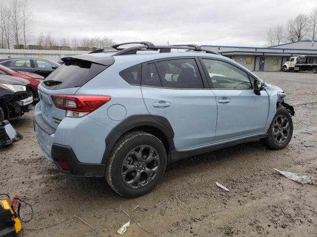 JF2GTHRCXPH302538 - 2023 SUBARU CROSSTREK SPORT BLUE photo 3