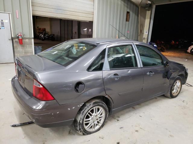 1FAHP34N27W275839 - 2007 FORD FOCUS ZX4 GRAY photo 3