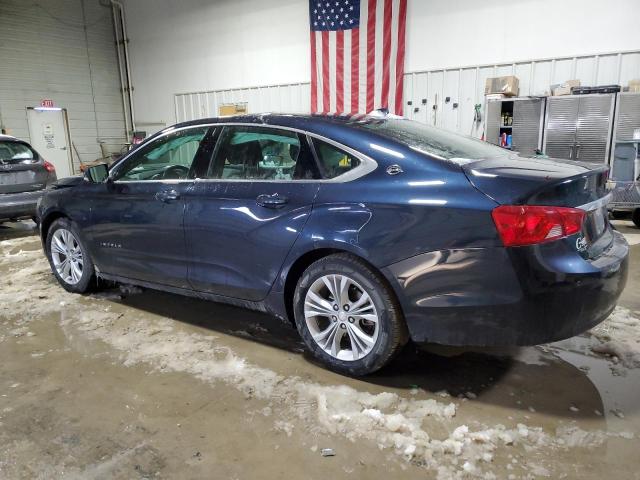 2G1125S35E9107232 - 2014 CHEVROLET IMPALA LT BLUE photo 2