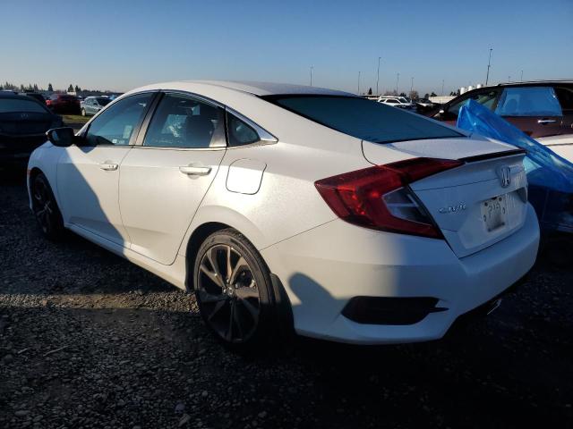 2HGFC2F81LH579527 - 2020 HONDA CIVIC SPORT WHITE photo 2