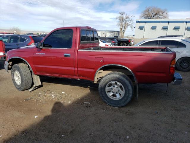 4TAPM62N8YZ631760 - 2000 TOYOTA TACOMA BURGUNDY photo 2