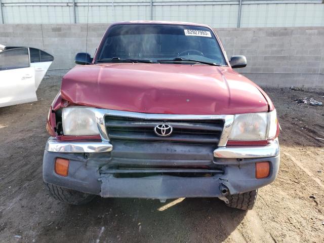 4TAPM62N8YZ631760 - 2000 TOYOTA TACOMA BURGUNDY photo 5