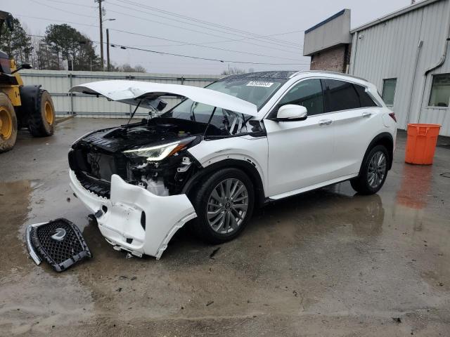 3PCAJ5BA8PF108690 - 2023 INFINITI QX50 LUXE WHITE photo 1