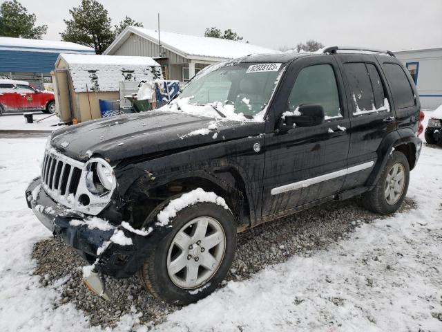 1J4GL58K87W580768 - 2007 JEEP LIBERTY LIMITED BLACK photo 1