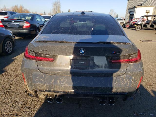 WBS43AY02PFP93353 - 2023 BMW M3 COMPETITION GRAY photo 6