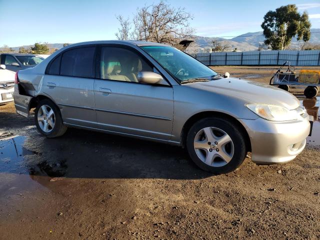 2HGES267X4H612015 - 2004 HONDA CIVIC EX BEIGE photo 4