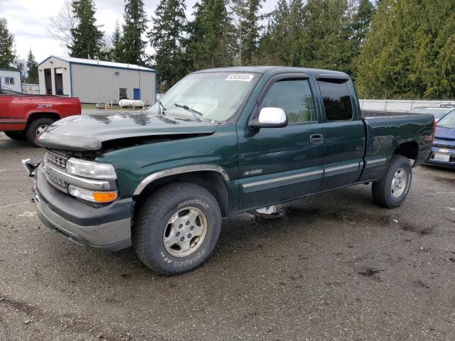 2GCEK19T111367949 - 2001 CHEVROLET SILVERADO K1500 GREEN photo 1