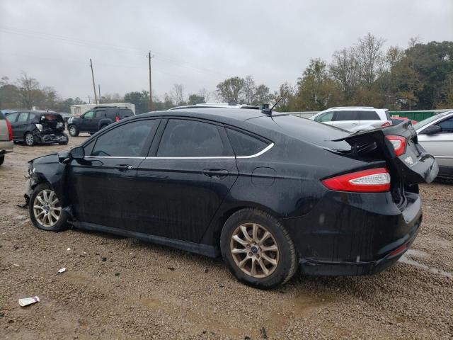 3FA6P0G73FR203262 - 2015 FORD FUSION S BLACK photo 2