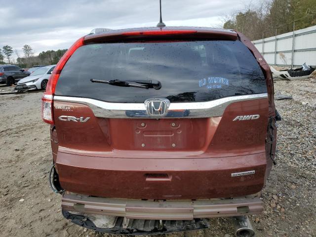 5J6RM4H90FL065647 - 2015 HONDA CR-V TOURING BROWN photo 6