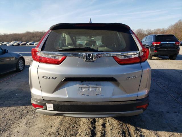 2HKRW6H3XKH224177 - 2019 HONDA CR-V LX SILVER photo 6