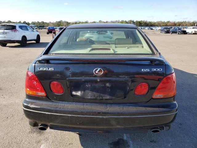 JT8BD69SX10150329 - 2001 LEXUS GS 300 BLACK photo 6