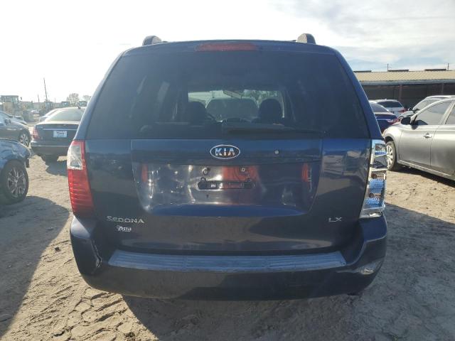 KNDMB233086212287 - 2008 KIA SEDONA EX BLUE photo 6