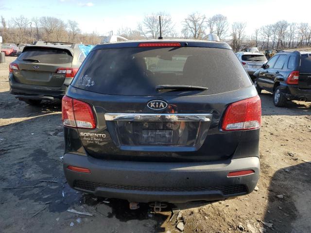 5XYKTCA61DG388926 - 2013 KIA SORENTO LX BLACK photo 6