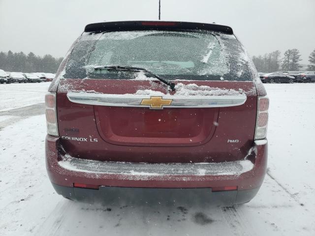 2CNDL23F986030276 - 2008 CHEVROLET EQUINOX LS RED photo 6