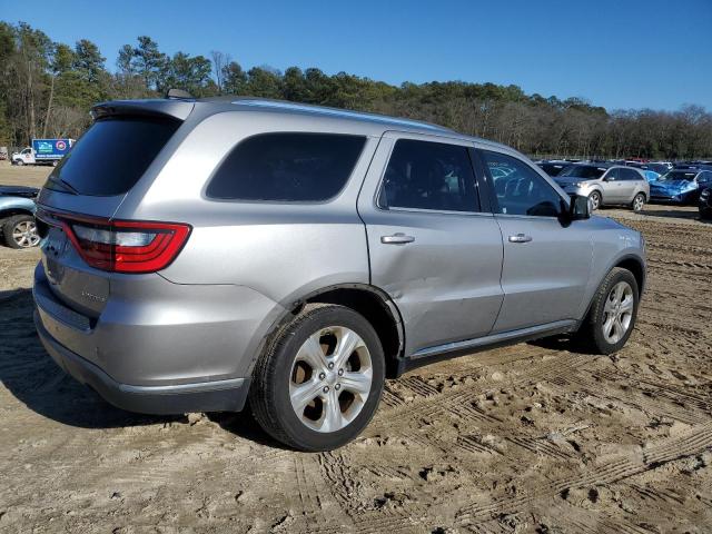 1C4RDJDG6EC349484 - 2014 DODGE DURANGO LIMITED SILVER photo 3