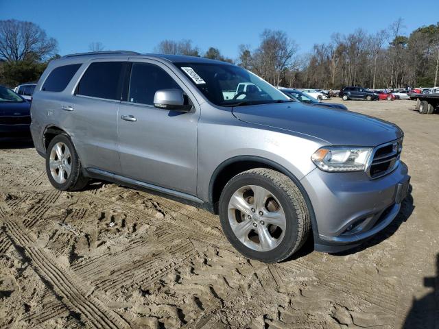 1C4RDJDG6EC349484 - 2014 DODGE DURANGO LIMITED SILVER photo 4