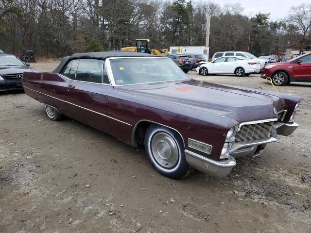 F8311834 - 1968 CADILLAC DEVILLE BURGUNDY photo 4