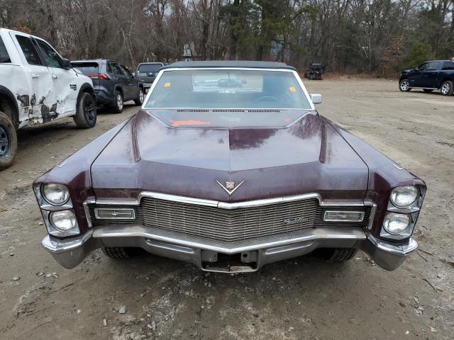 F8311834 - 1968 CADILLAC DEVILLE BURGUNDY photo 5