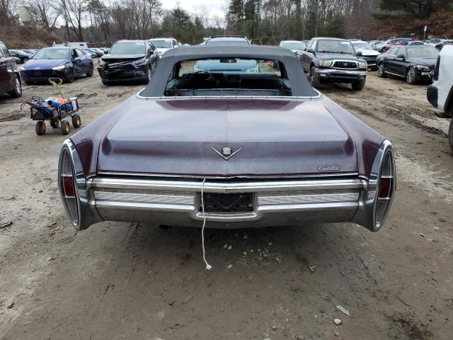 F8311834 - 1968 CADILLAC DEVILLE BURGUNDY photo 6